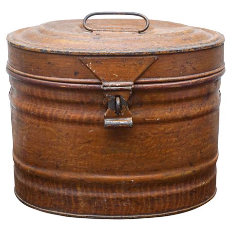 value of 1870 top hat metal hat box|Antique Hat Boxes from 14 Shops .